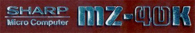 MZ-40K logo in the upper right corner